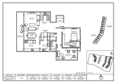Godrej MSR City 4 BHK Floorplan